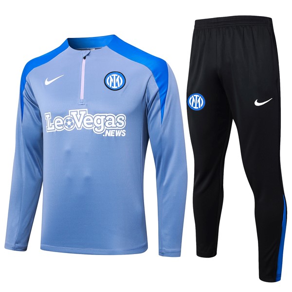 Sudadera De Training Inter Milan 2024-25 Gris Azul 3